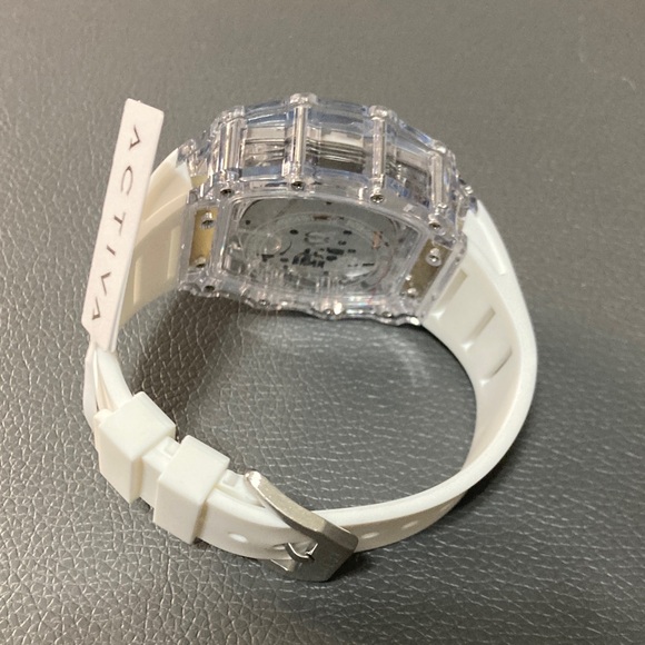 Activa Men's Watch w/ Skeleton Dial - 44.3mm, White (ACW2305-004) - Picture 5 of 7